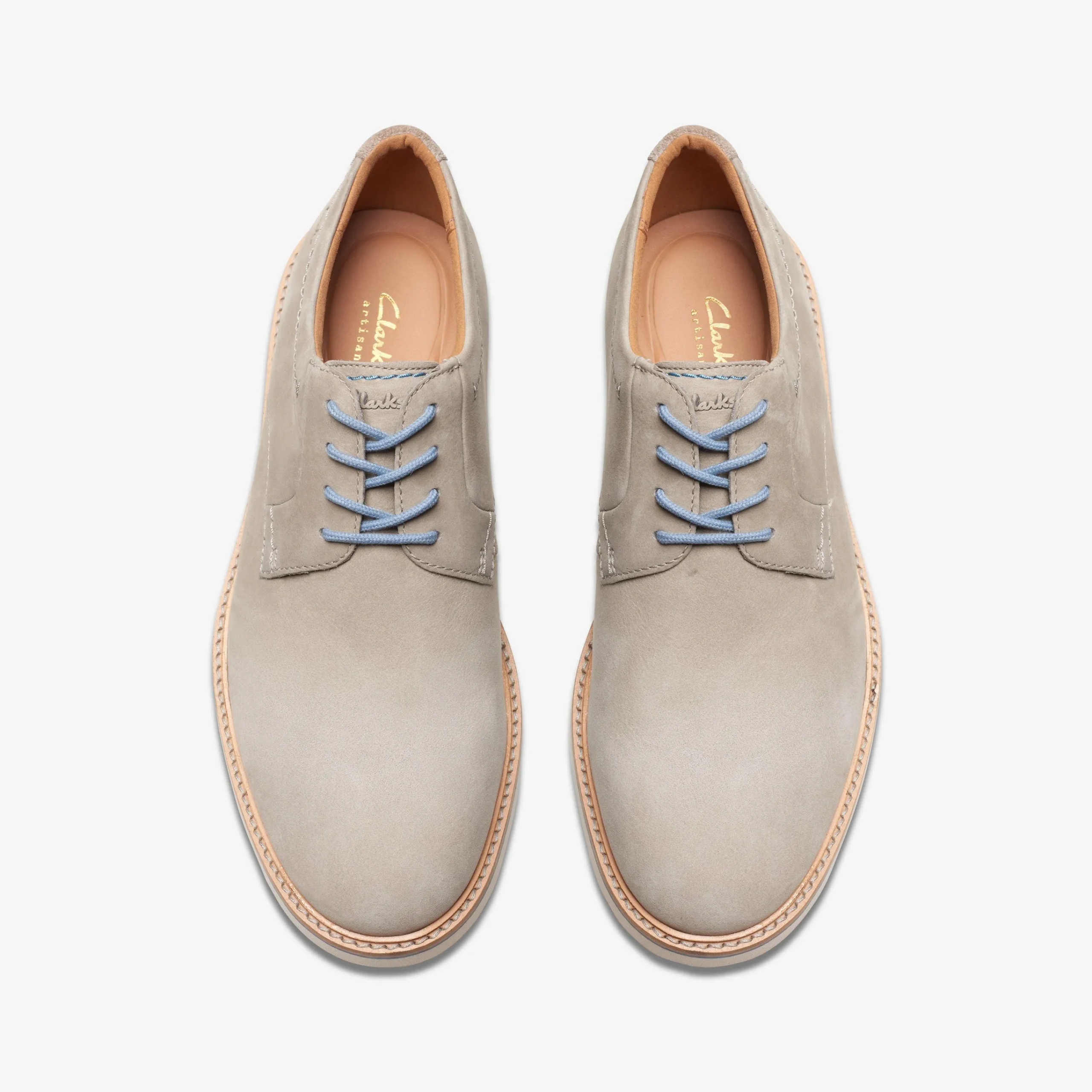 Clarks Atticus LT Lace Grey Nubuck Store