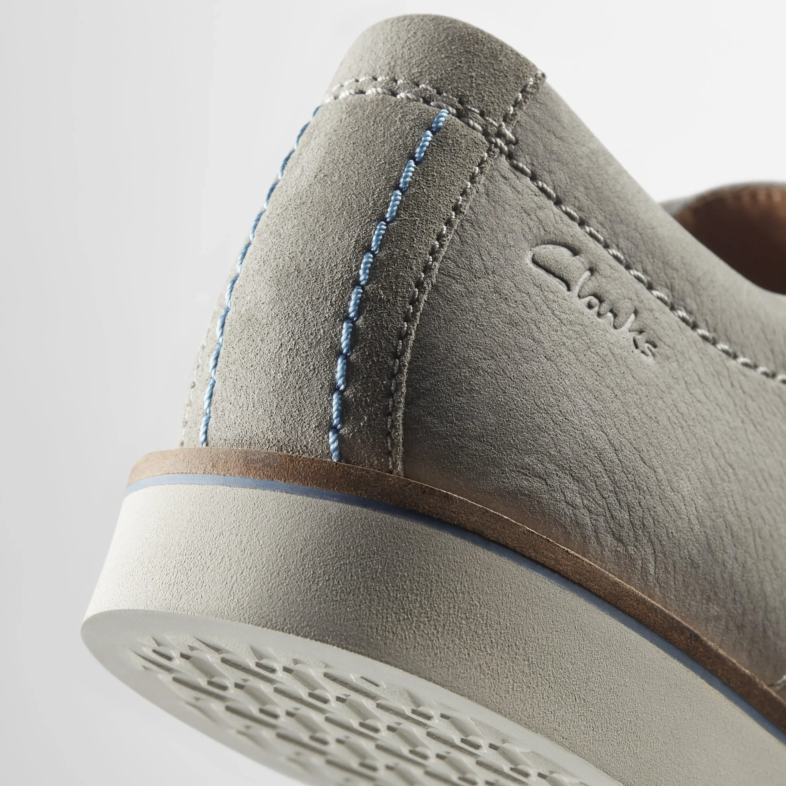 Clarks Atticus LT Lace Grey Nubuck Store