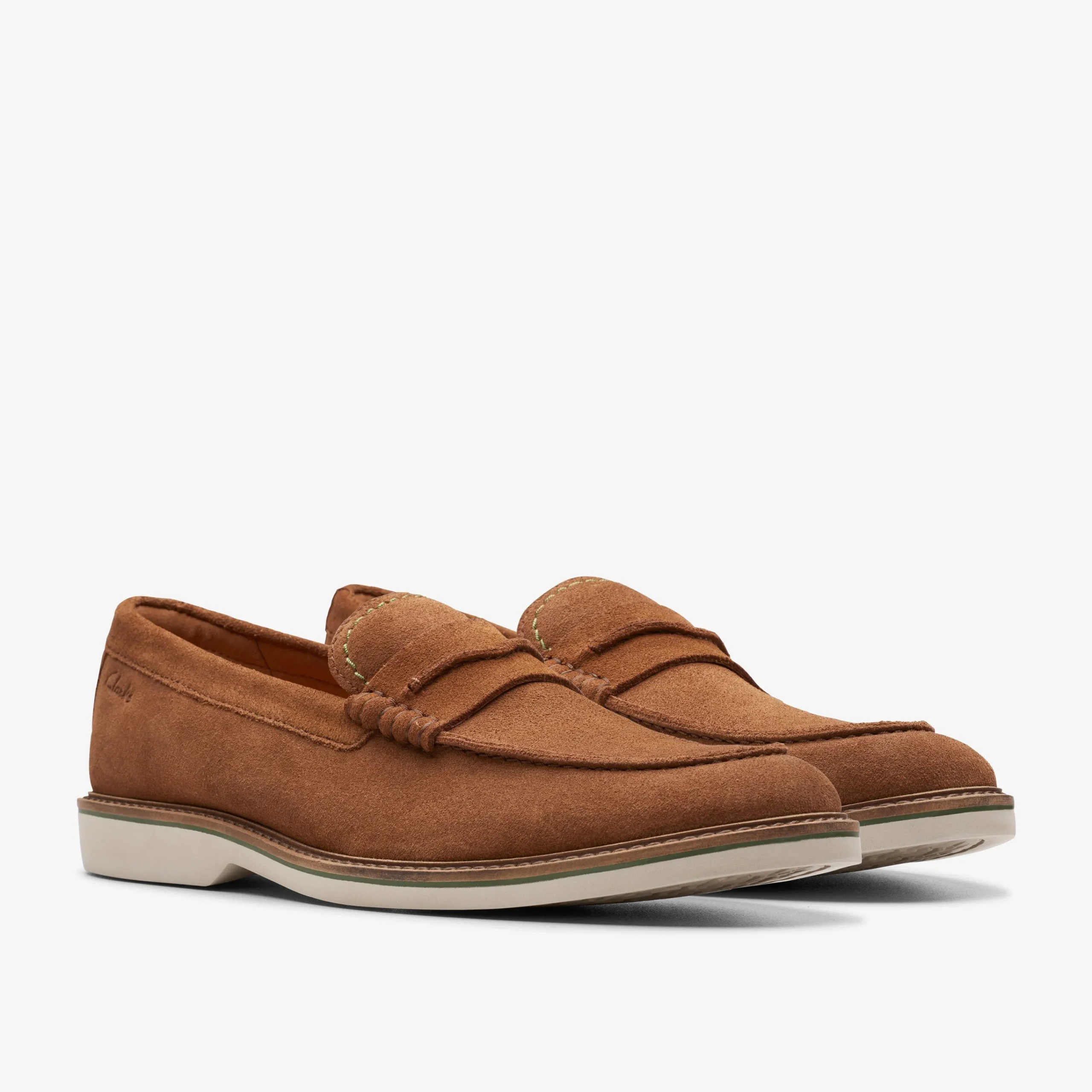 Clarks Atticus LT Slip Cola Suede Online