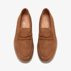 Clarks Atticus LT Slip Cola Suede Online