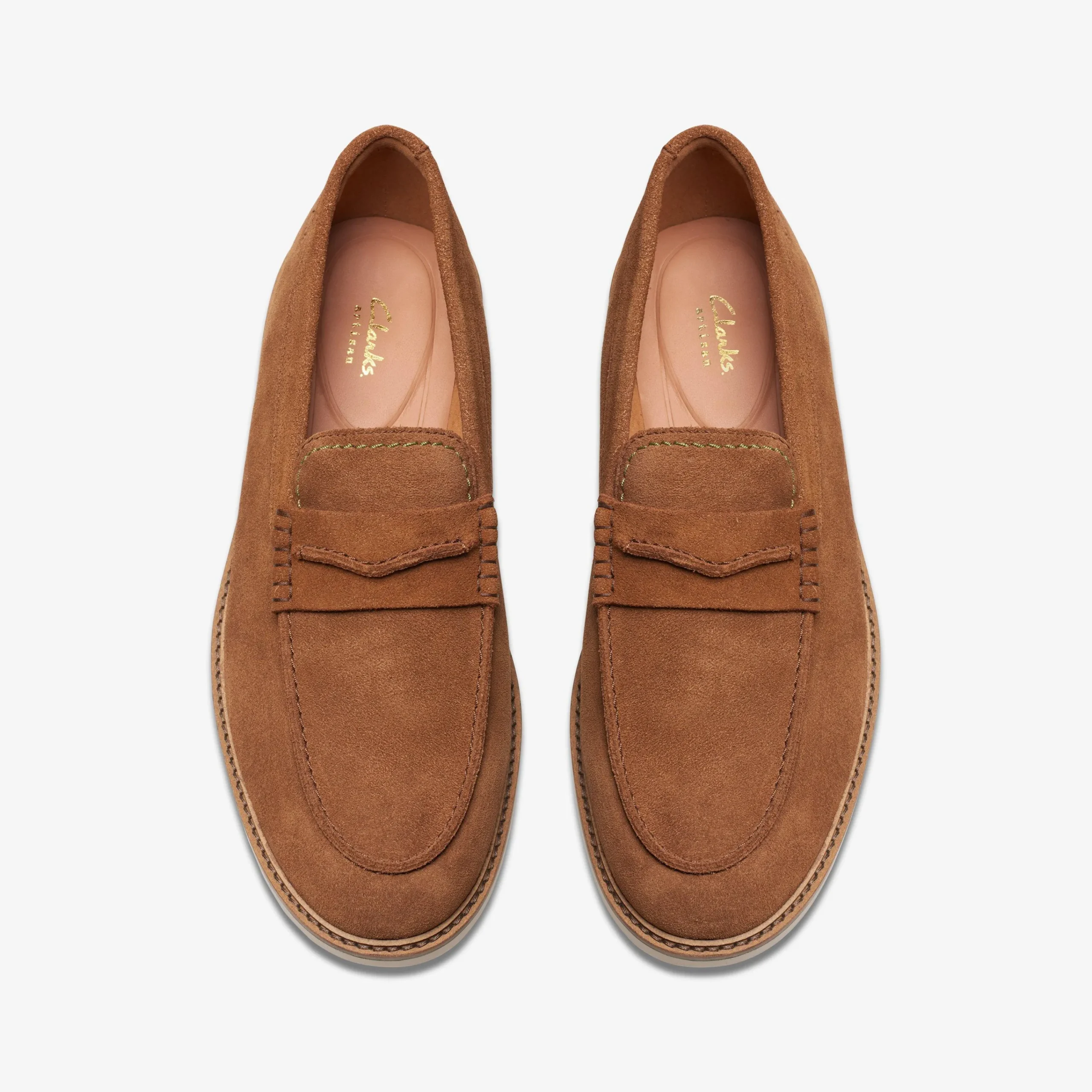 Clarks Atticus LT Slip Cola Suede Online