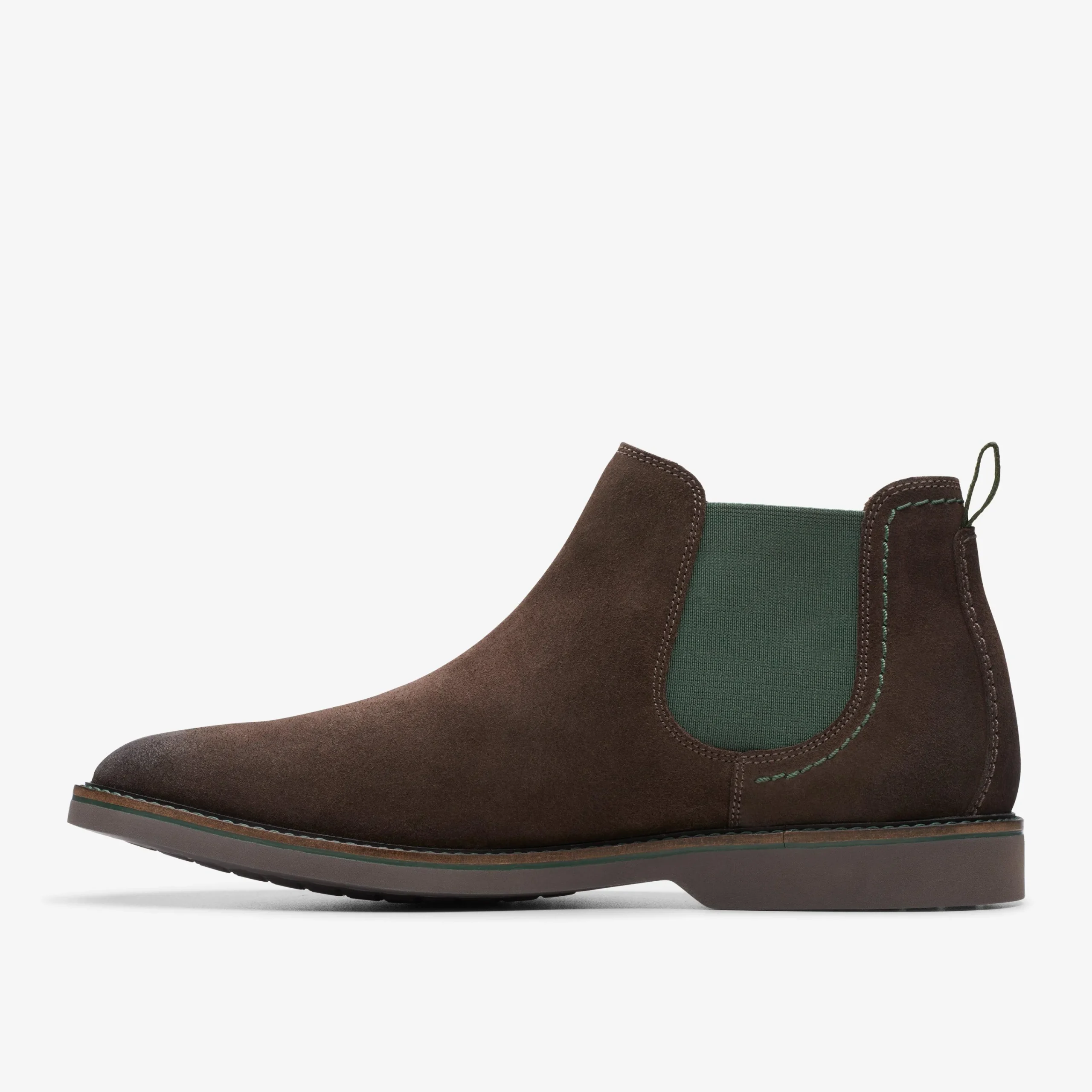 Clarks Atticus LT Top Dark Brown Suede Fashion