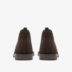 Clarks Atticus LT Top Dark Brown Suede Fashion