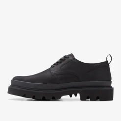 Clarks Badell Lace Black Nubuck Flash Sale