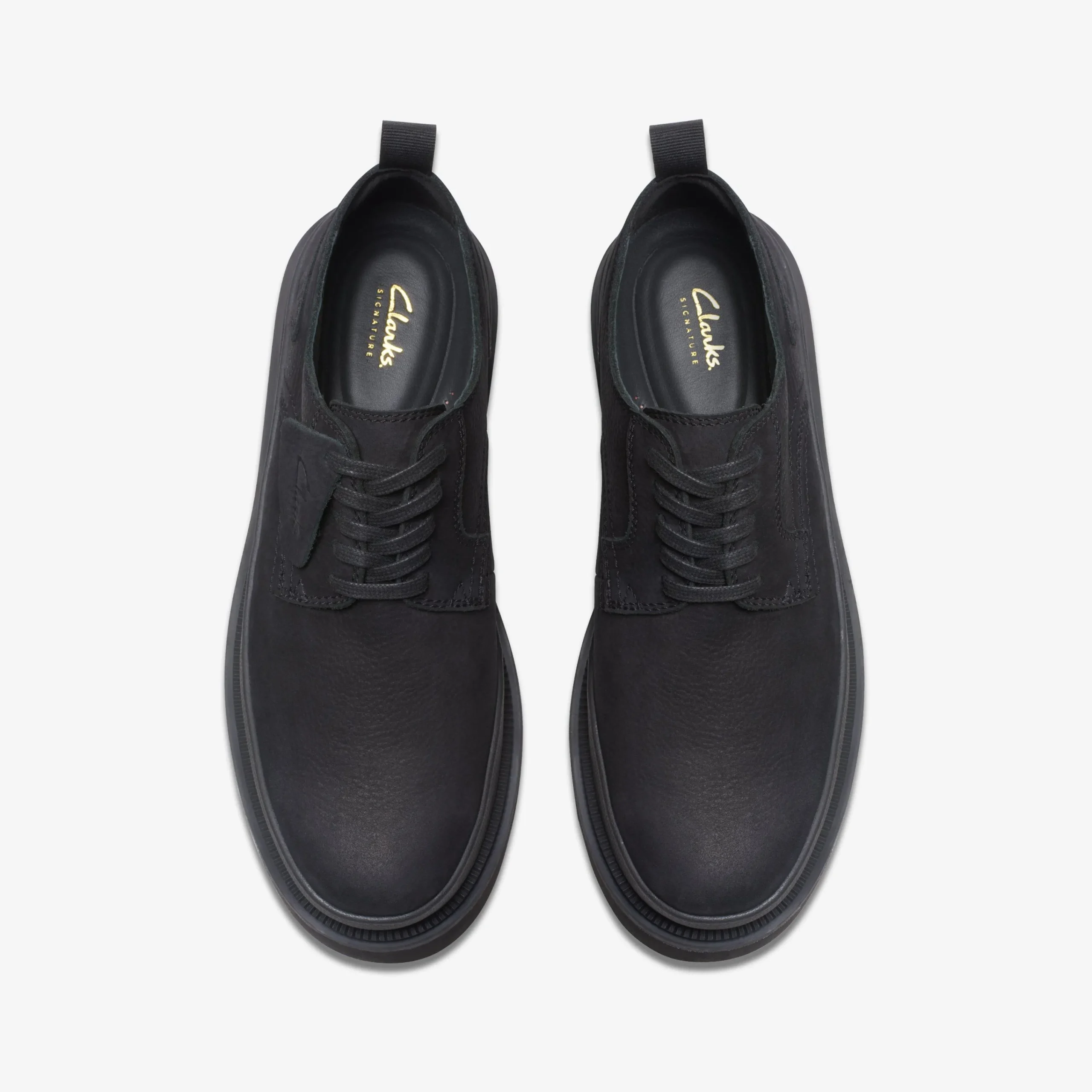 Clarks Badell Lace Black Nubuck Flash Sale