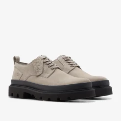 Clarks Badell Lace Grey Nubuck Outlet