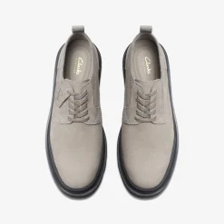 Clarks Badell Lace Grey Nubuck Outlet