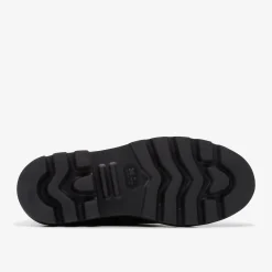 Clarks Badell Seam Black Nubuck Discount