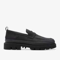 Clarks Badell Step Black Nubuck Hot