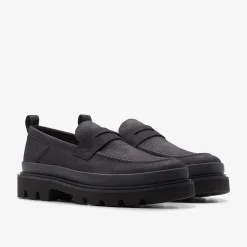 Clarks Badell Step Black Nubuck Hot