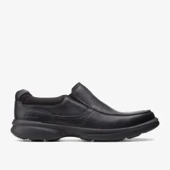 Clarks Bradley Free Black Tumbled Leather Cheap