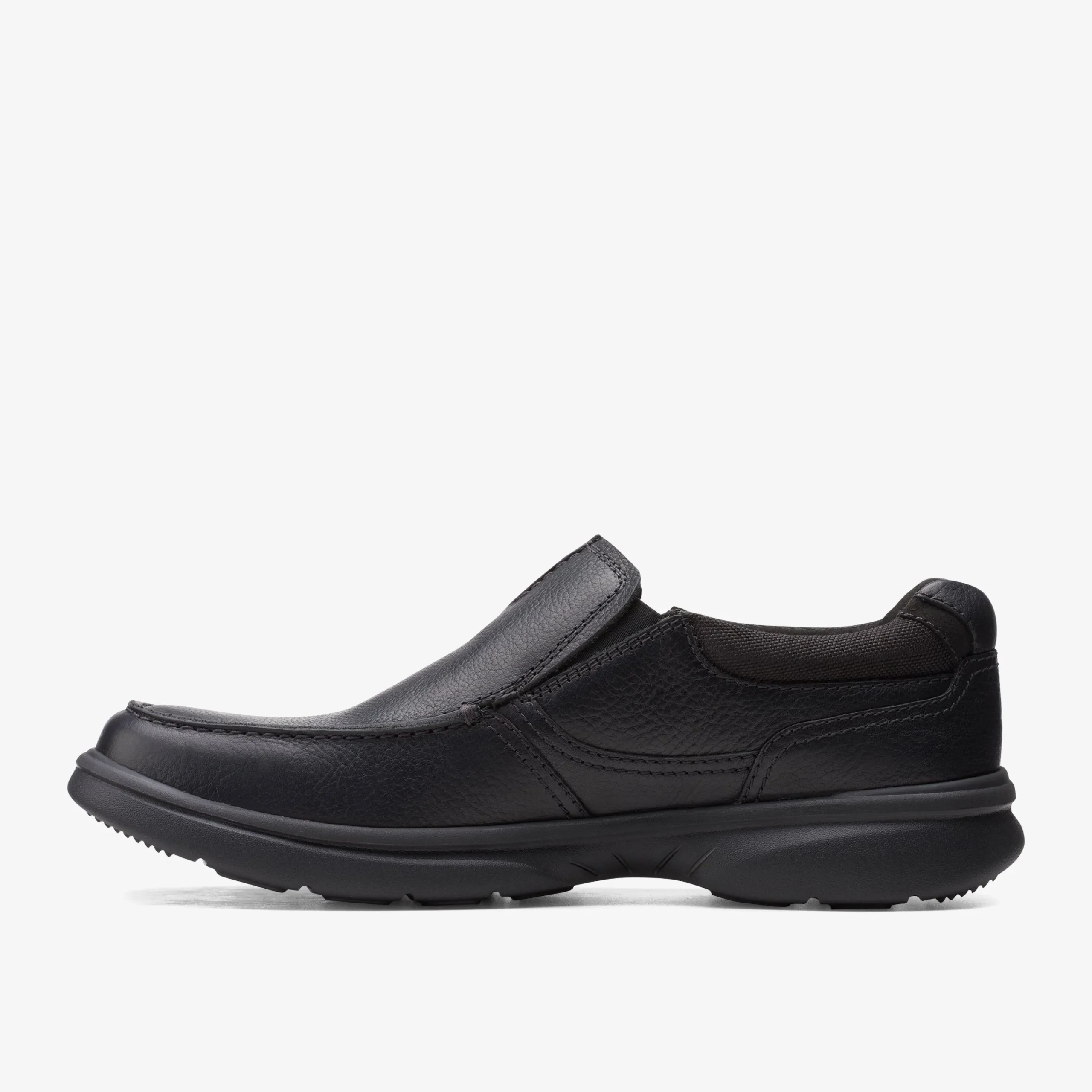 Clarks Bradley Free Black Tumbled Leather Cheap