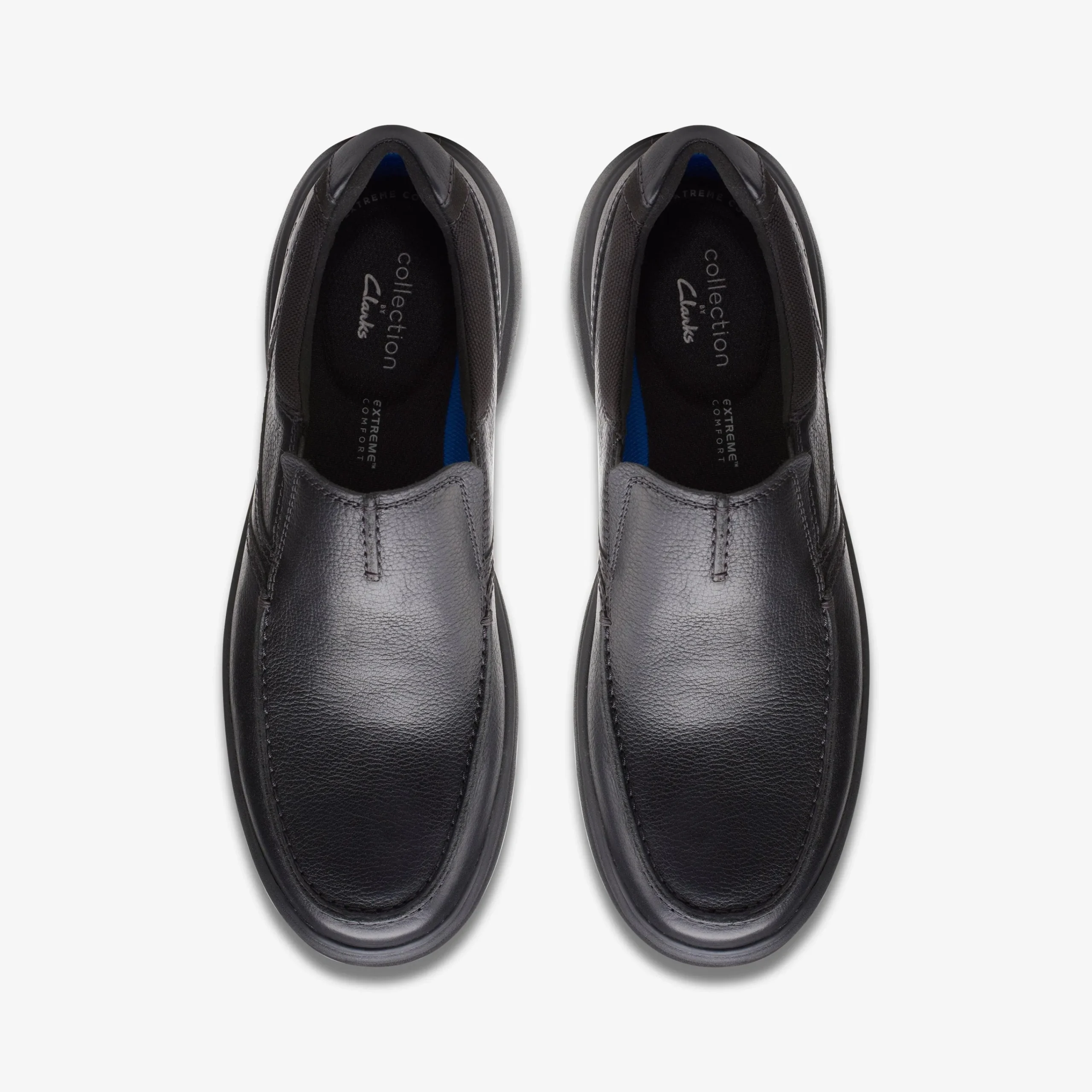 Clarks Bradley Free Black Tumbled Leather Cheap