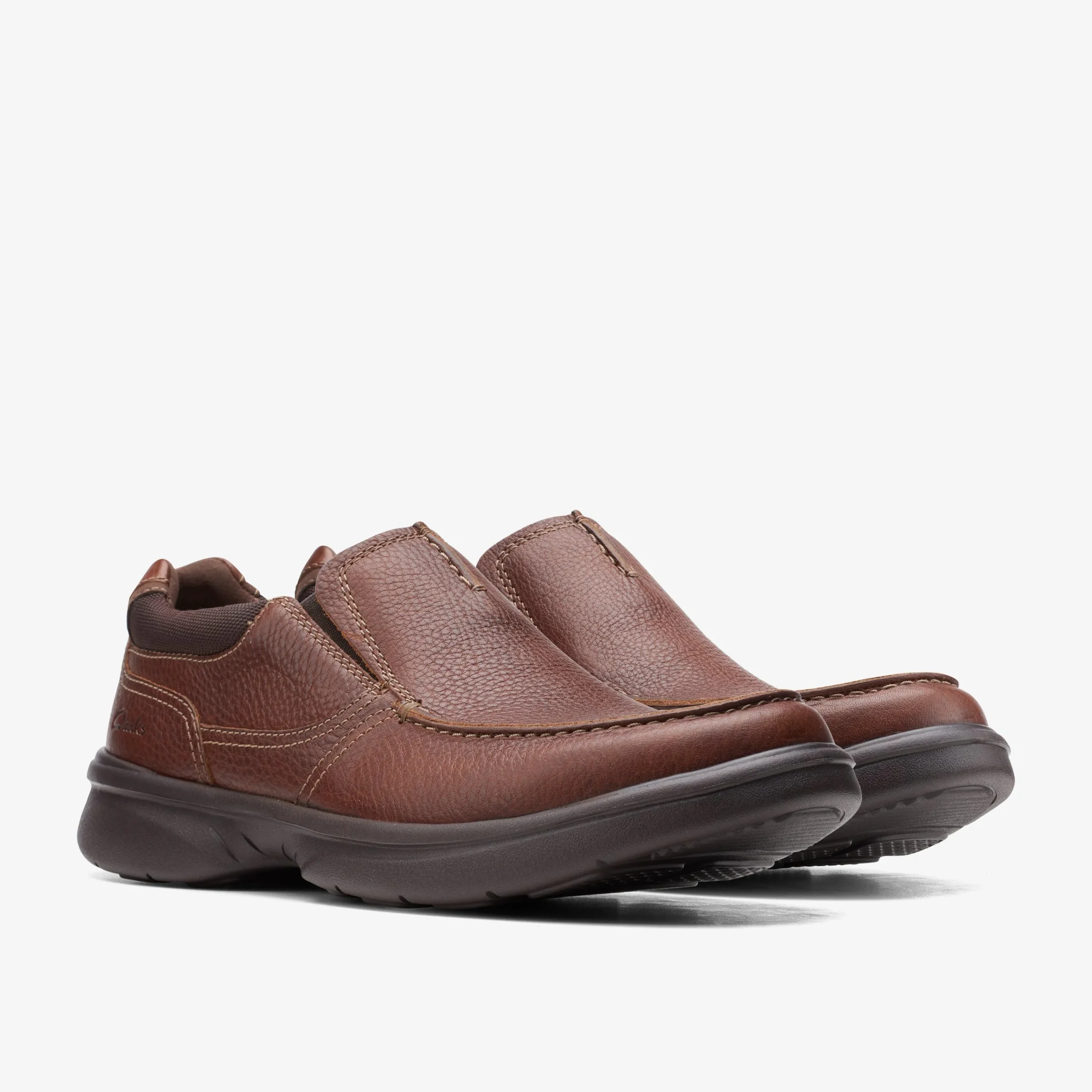 Clarks Bradley Free Tan Tumbled New