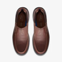 Clarks Bradley Free Tan Tumbled New