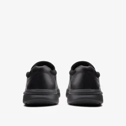 Clarks Bradley Step Black Tumbled Leather Hot