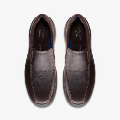 Clarks Bradley Step Brown Tumb Best