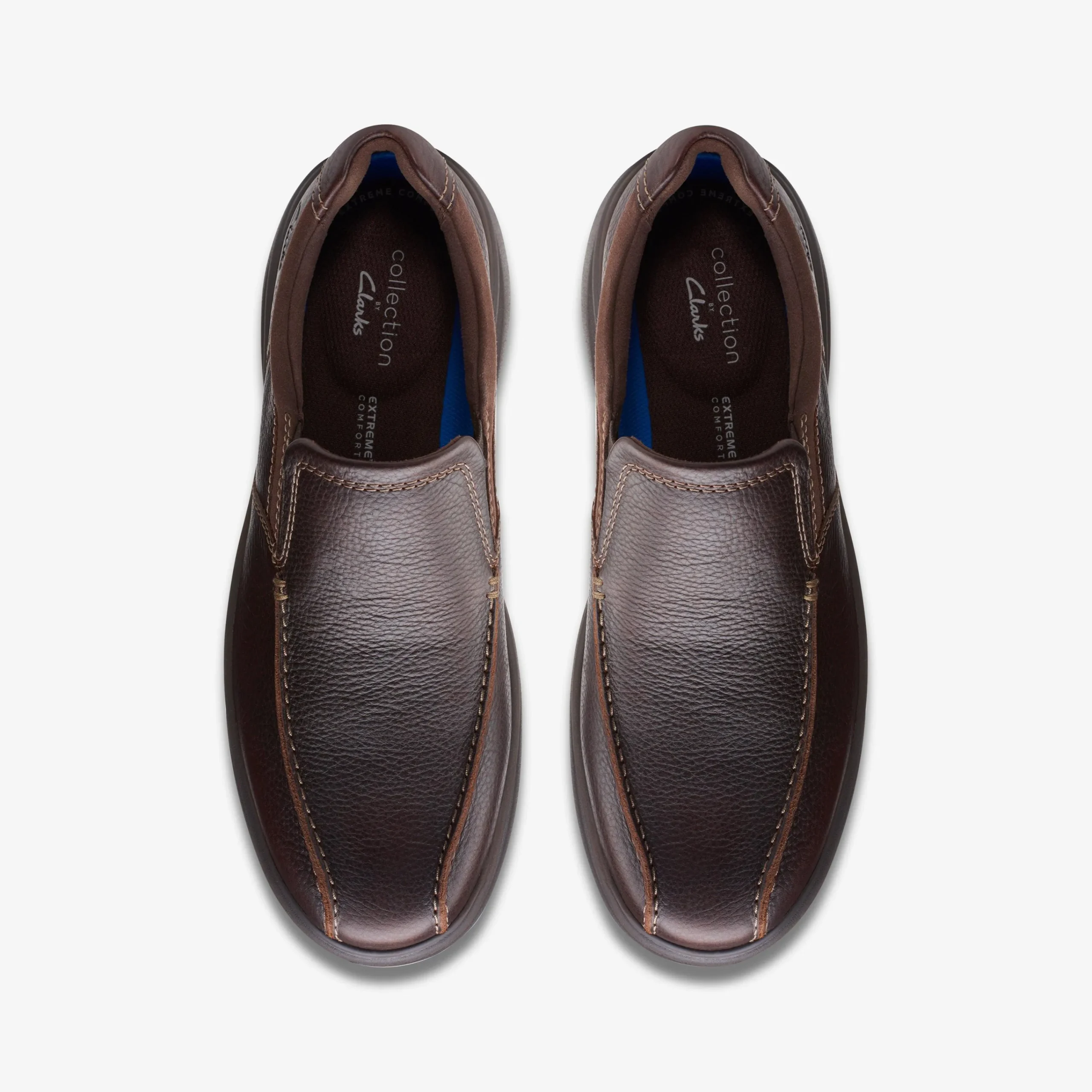 Clarks Bradley Step Brown Tumb Best