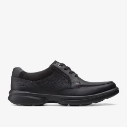 Clarks Bradley Vibe Black Tumbled Leather Best Sale