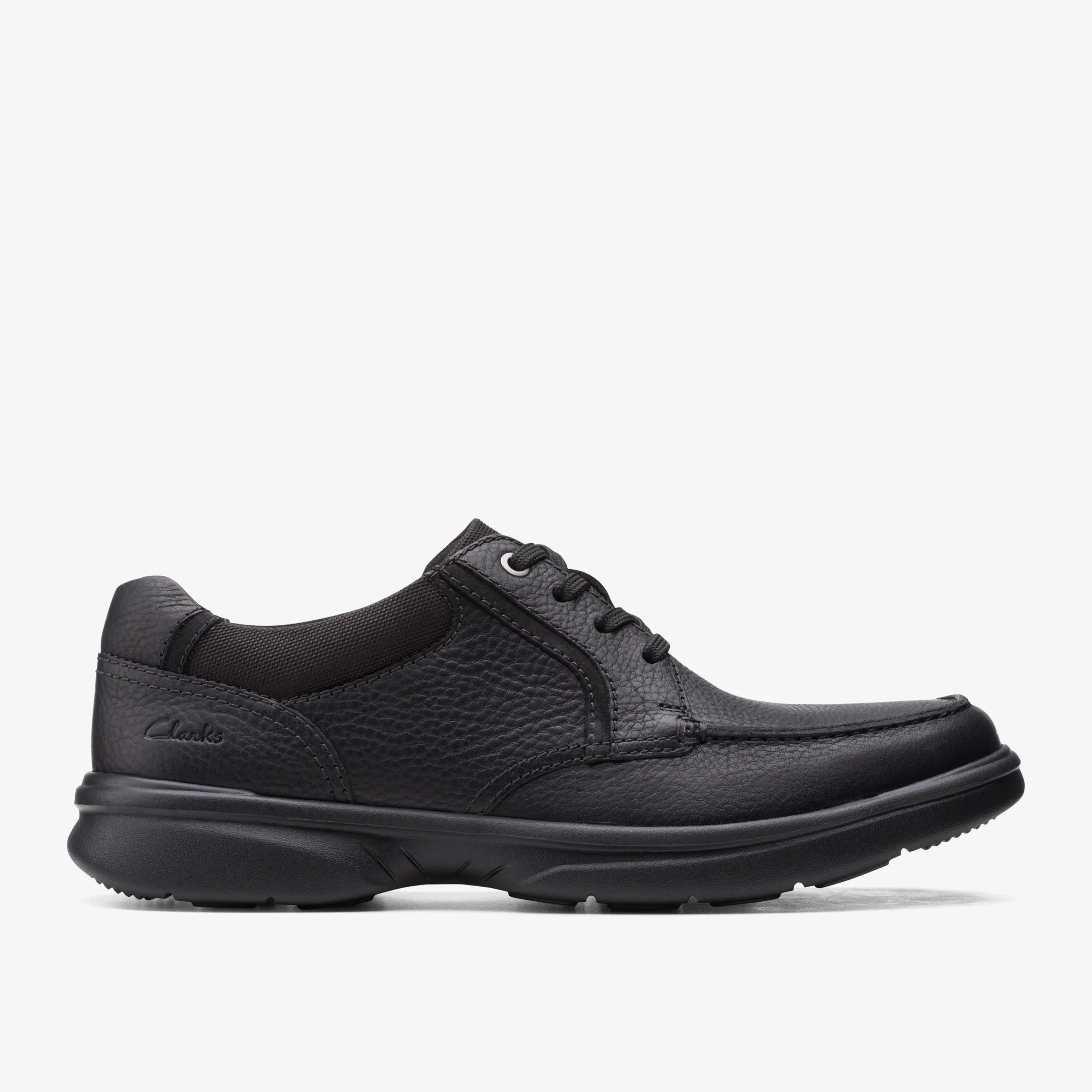 Clarks Bradley Vibe Black Tumbled Leather Best Sale