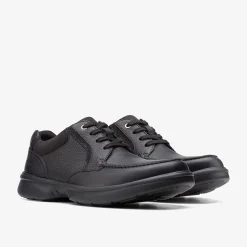 Clarks Bradley Vibe Black Tumbled Leather Best Sale