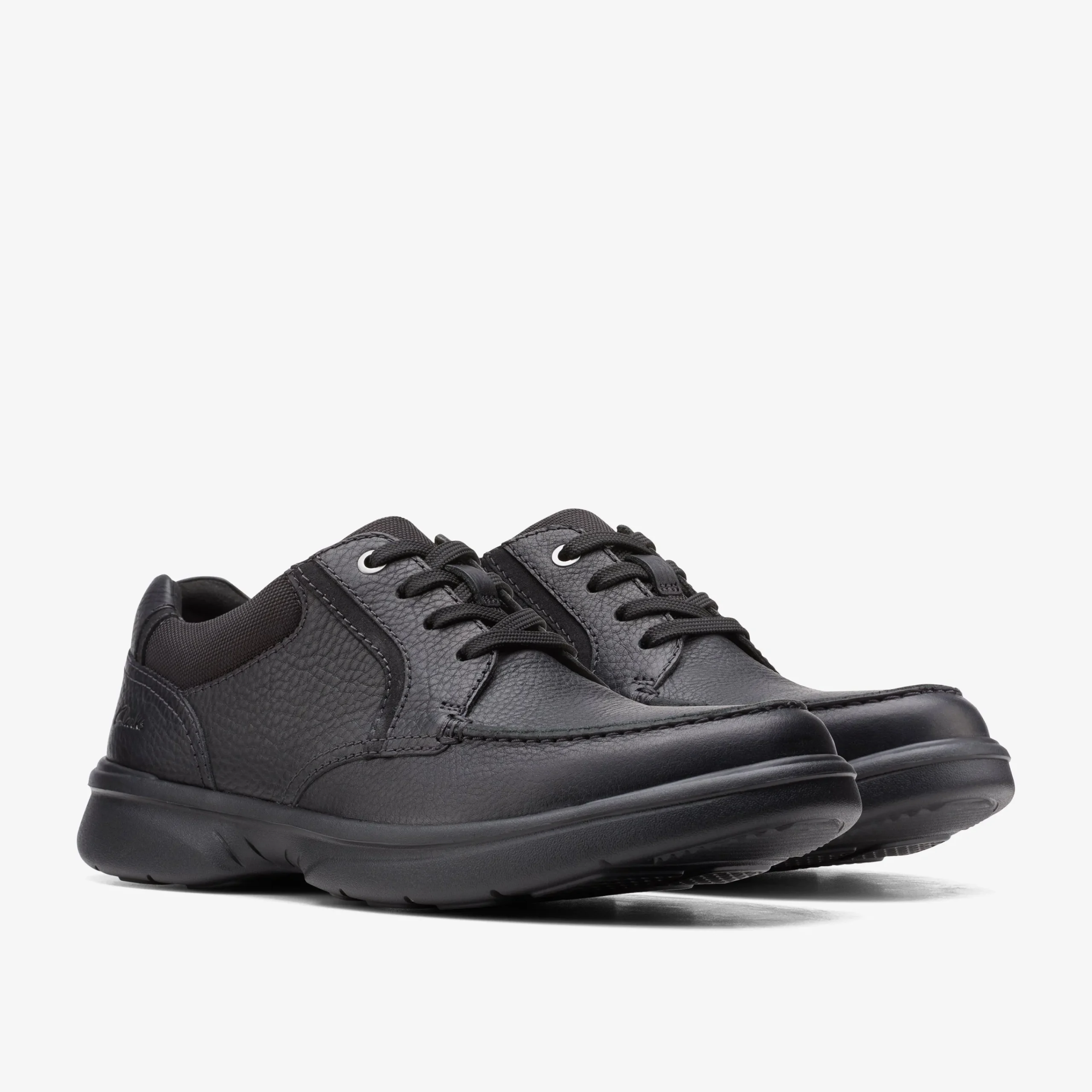 Clarks Bradley Vibe Black Tumbled Leather Best Sale