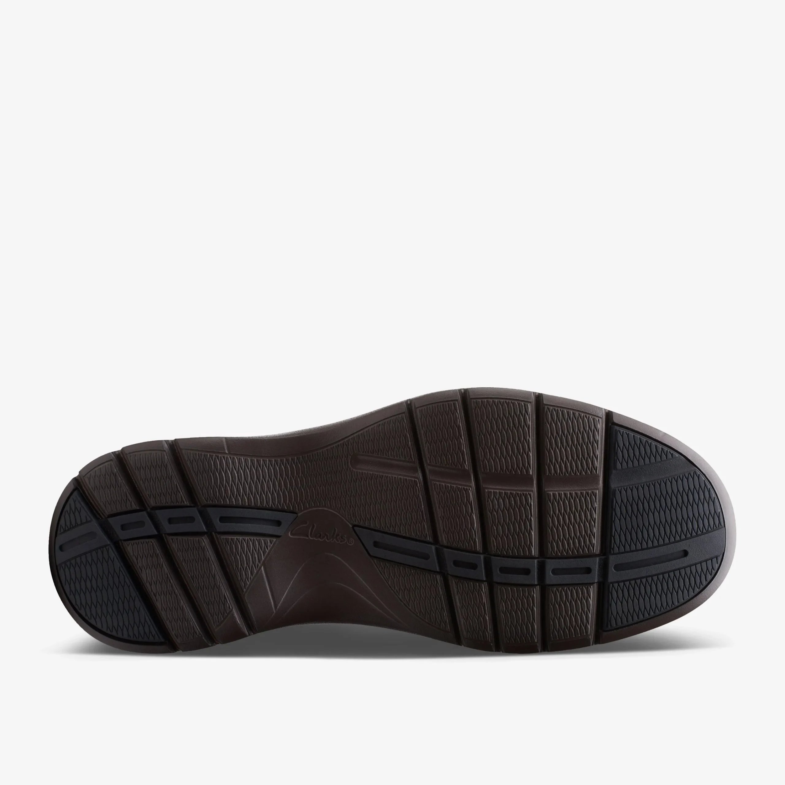 Clarks Brawley Pace Mahogany Leather New