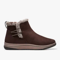 Clarks Breeze Fur Dark Brown New