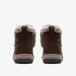 Clarks Breeze Fur Dark Brown New
