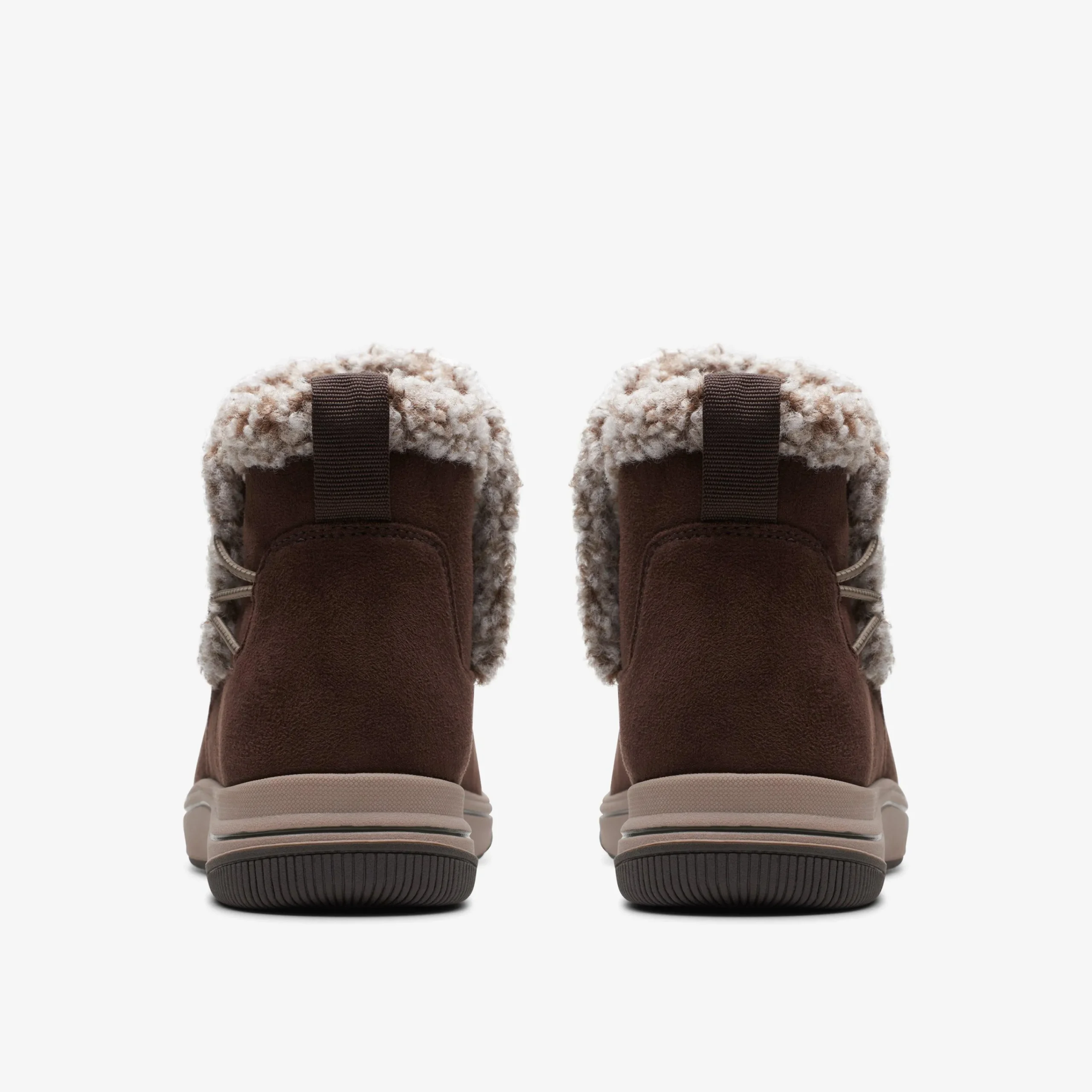 Clarks Breeze Fur Dark Brown New