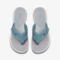 Clarks Breeze Sea Blue Grey Cheap