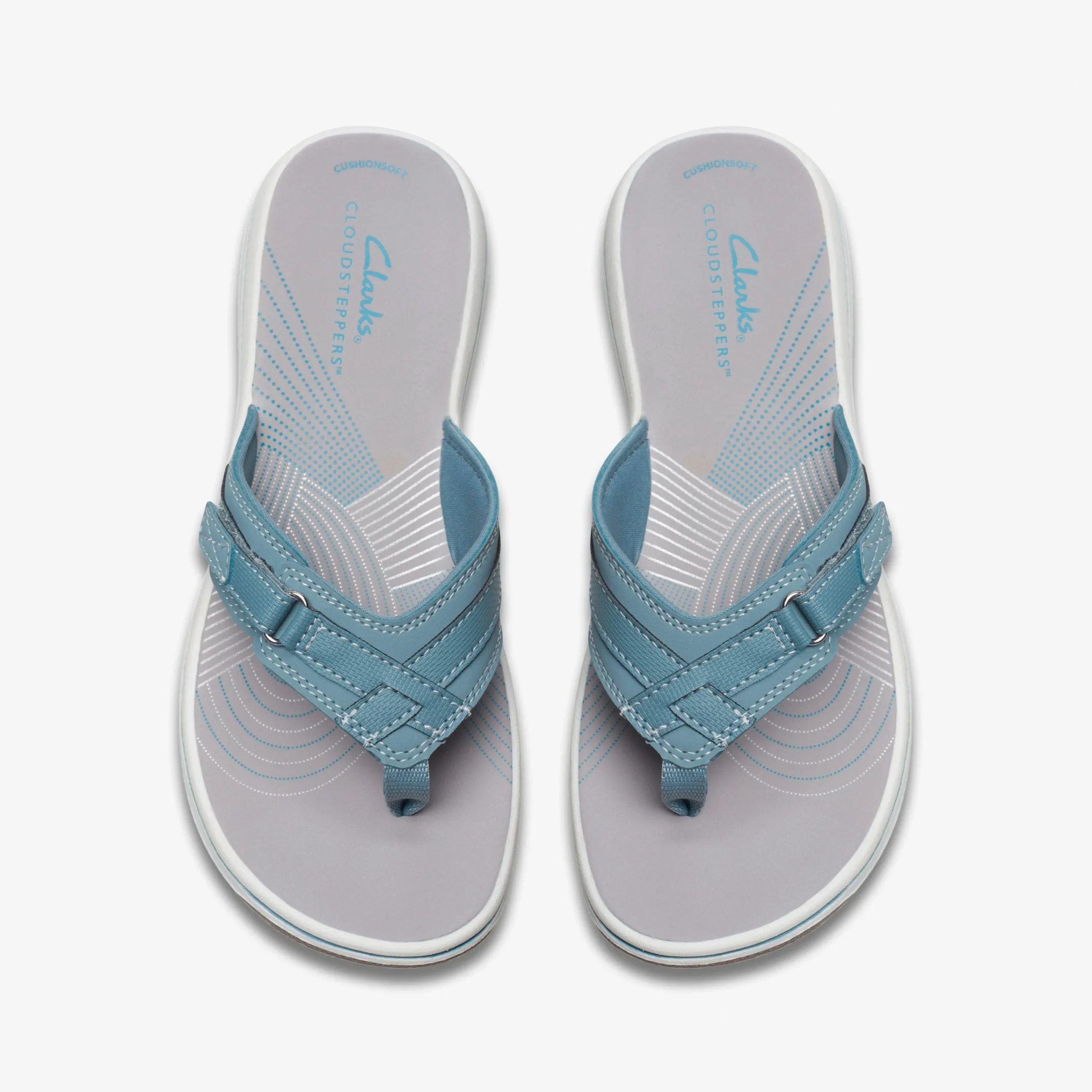 Clarks Breeze Sea Blue Grey Cheap