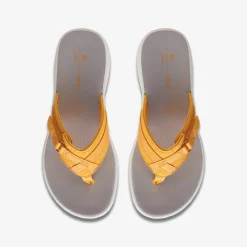 Clarks Breeze Sea Burnt Yellow Flash Sale