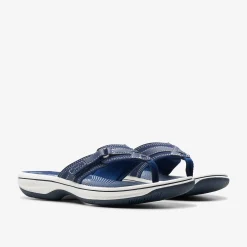 Clarks Breeze Sea Navy Synthetic Fashion
