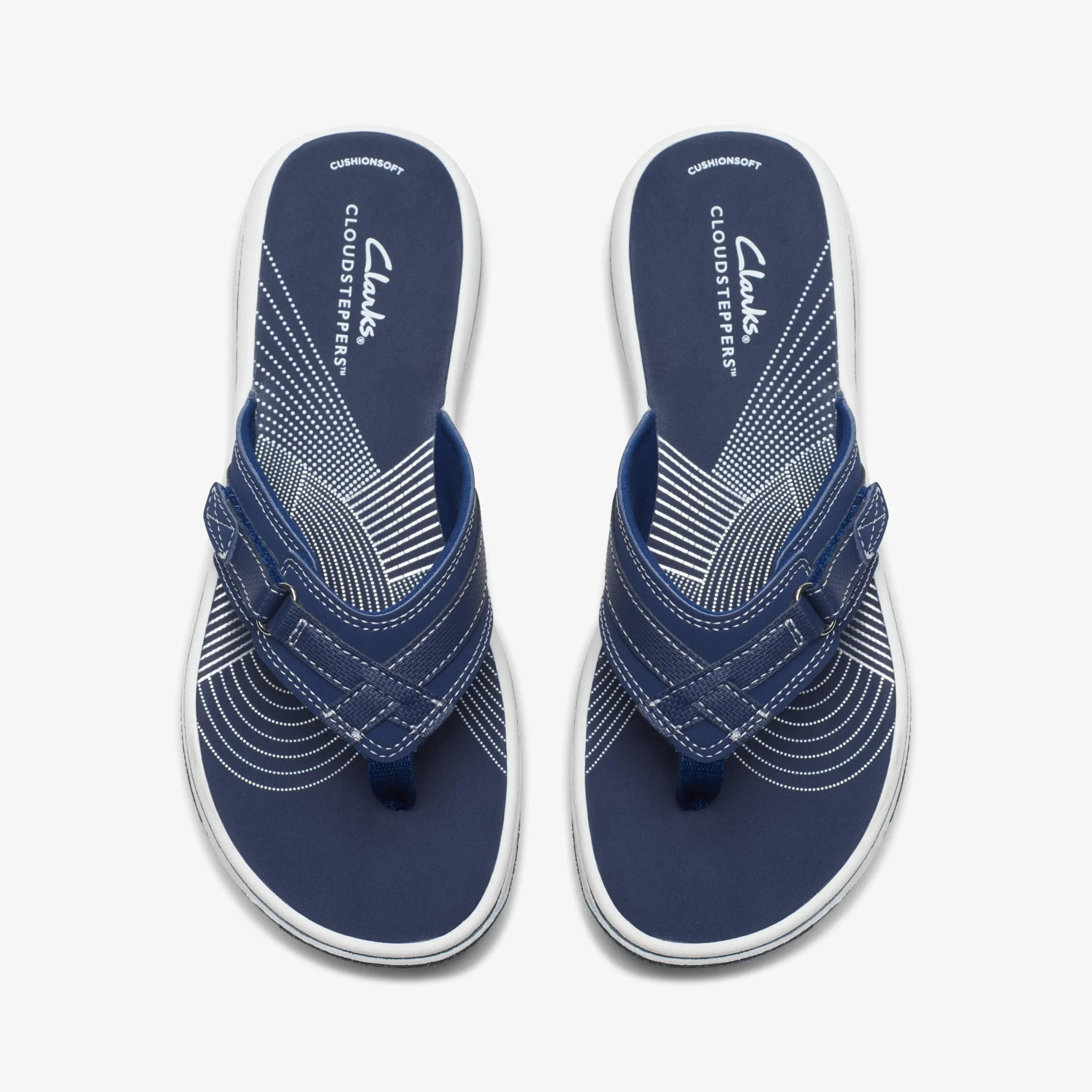 Clarks Breeze Sea Navy Synthetic Fashion