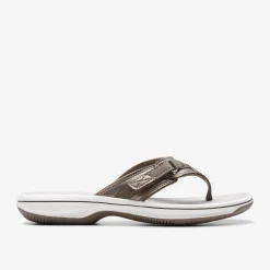 Clarks Breeze Sea Pewter Synthetic Fashion