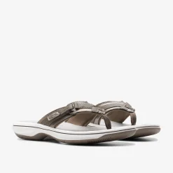 Clarks Breeze Sea Pewter Synthetic Fashion
