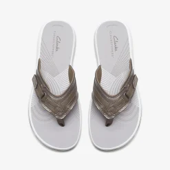 Clarks Breeze Sea Pewter Synthetic Fashion