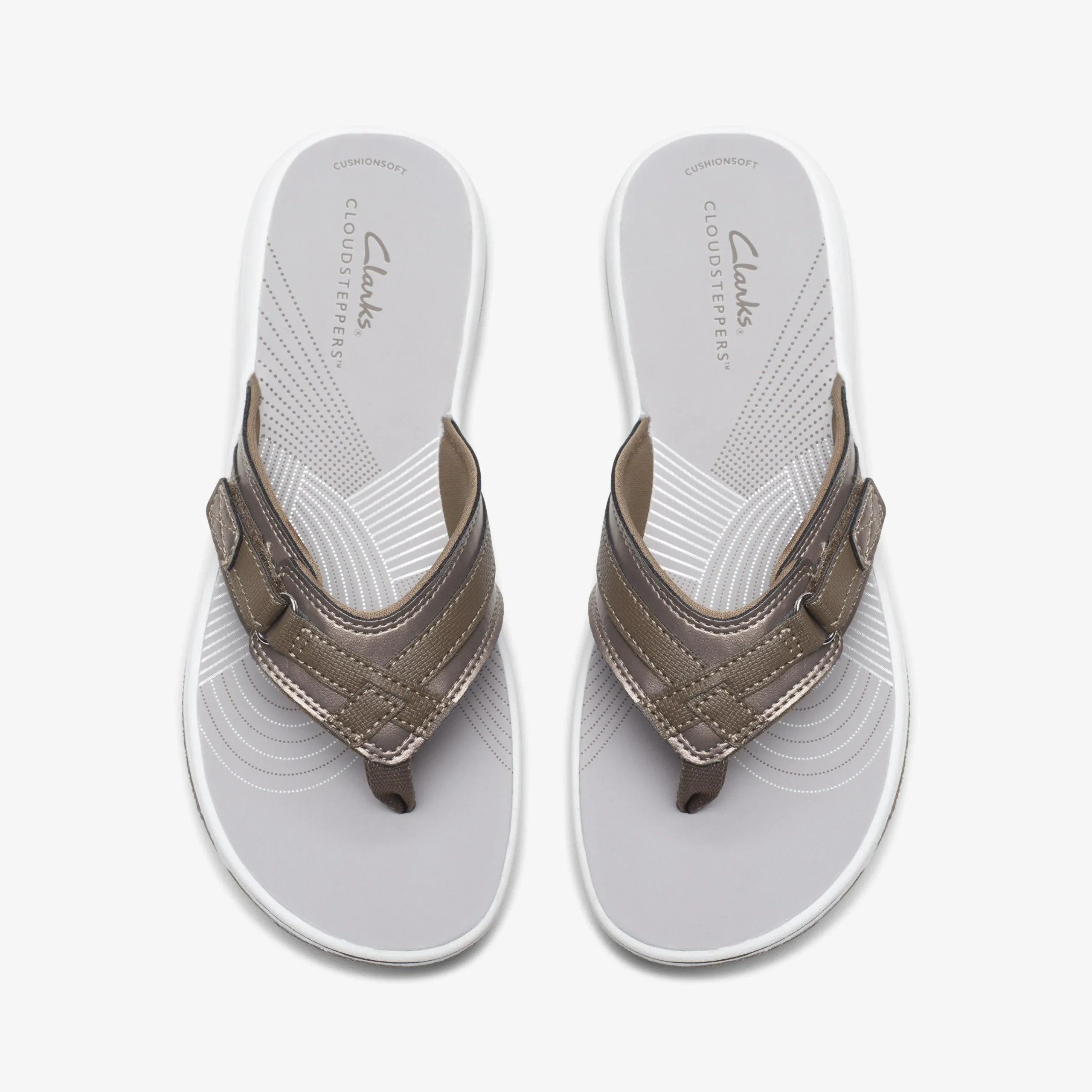 Clarks Breeze Sea Pewter Synthetic Fashion