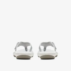 Clarks BREEZE SEA Silver Synthetic Flash Sale