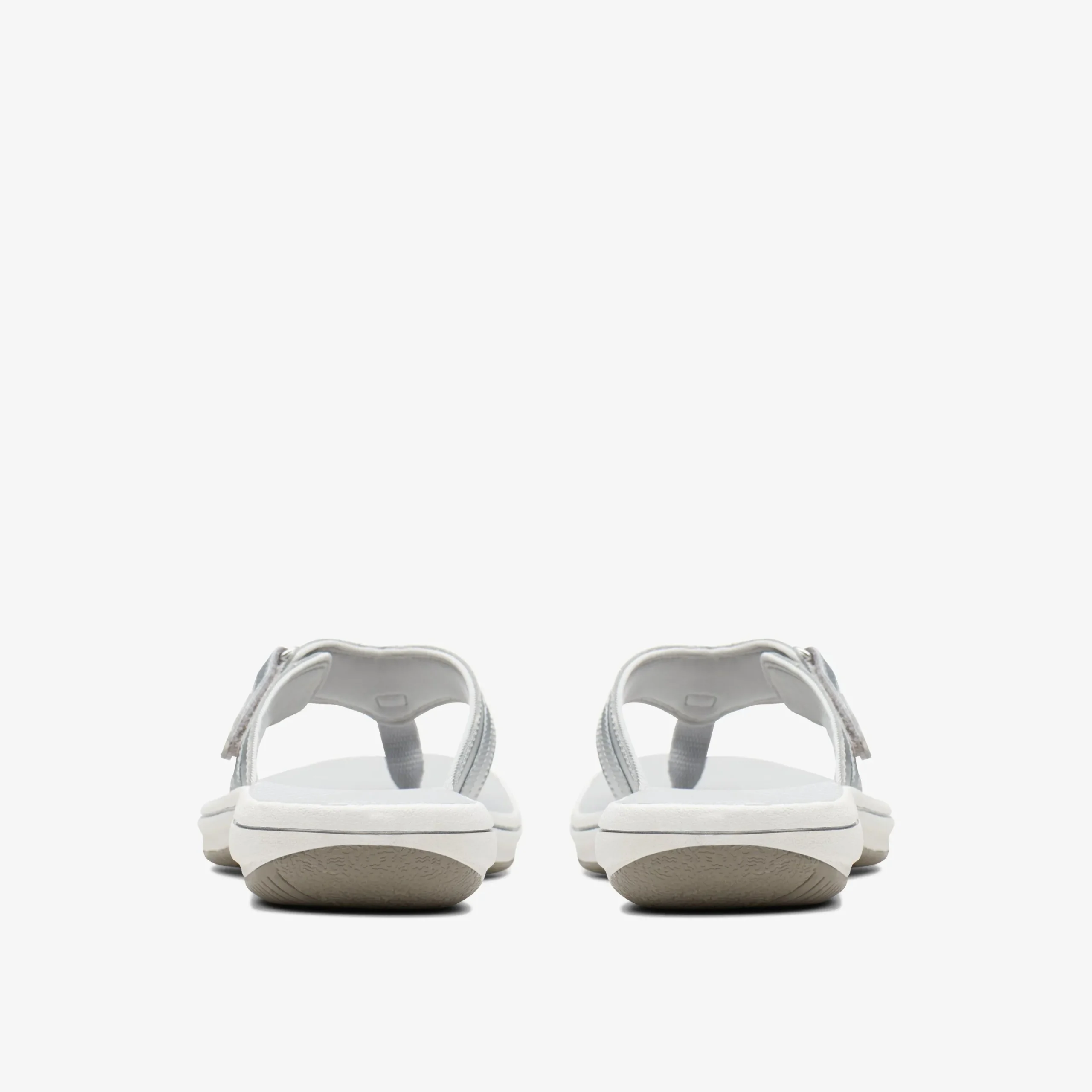 Clarks BREEZE SEA Silver Synthetic Flash Sale