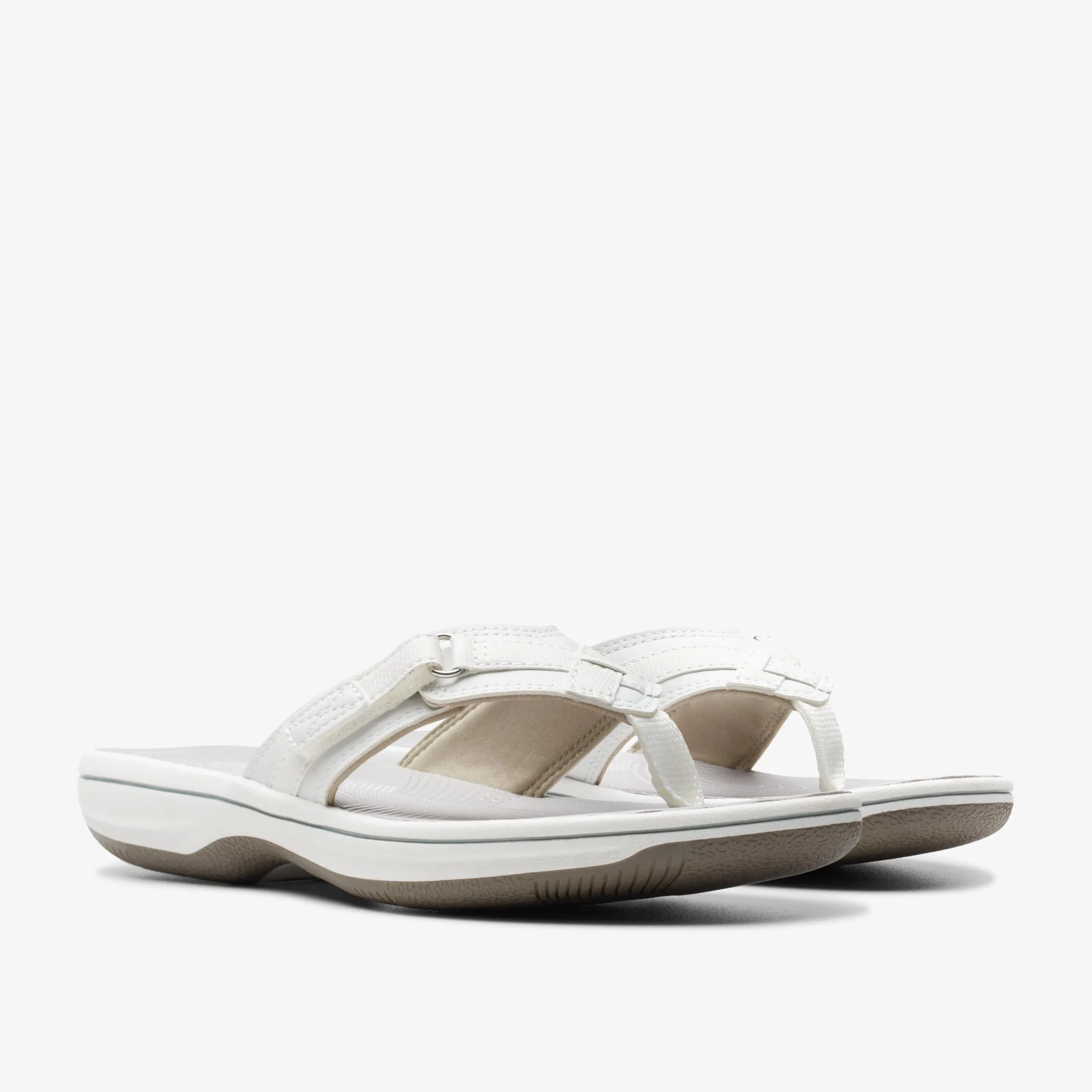 Clarks Breeze Sea White Synthetic Sale