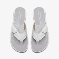 Clarks Breeze Sea White Synthetic Sale