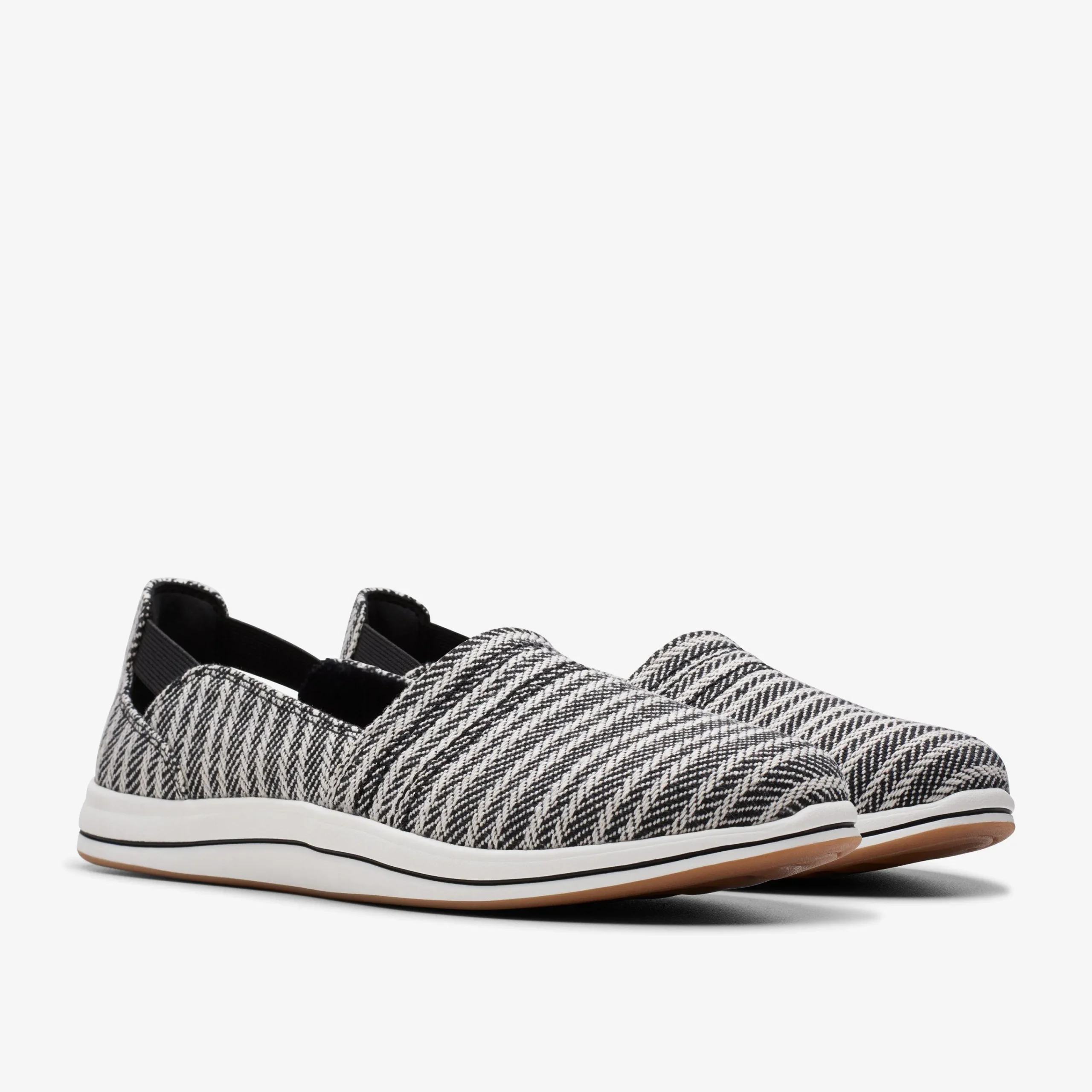 Clarks Breeze Step II Black Fabric Shop
