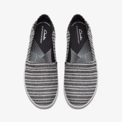 Clarks Breeze Step II Black Fabric Shop
