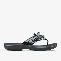 Clarks Brinkley Flora Black Patent Outlet