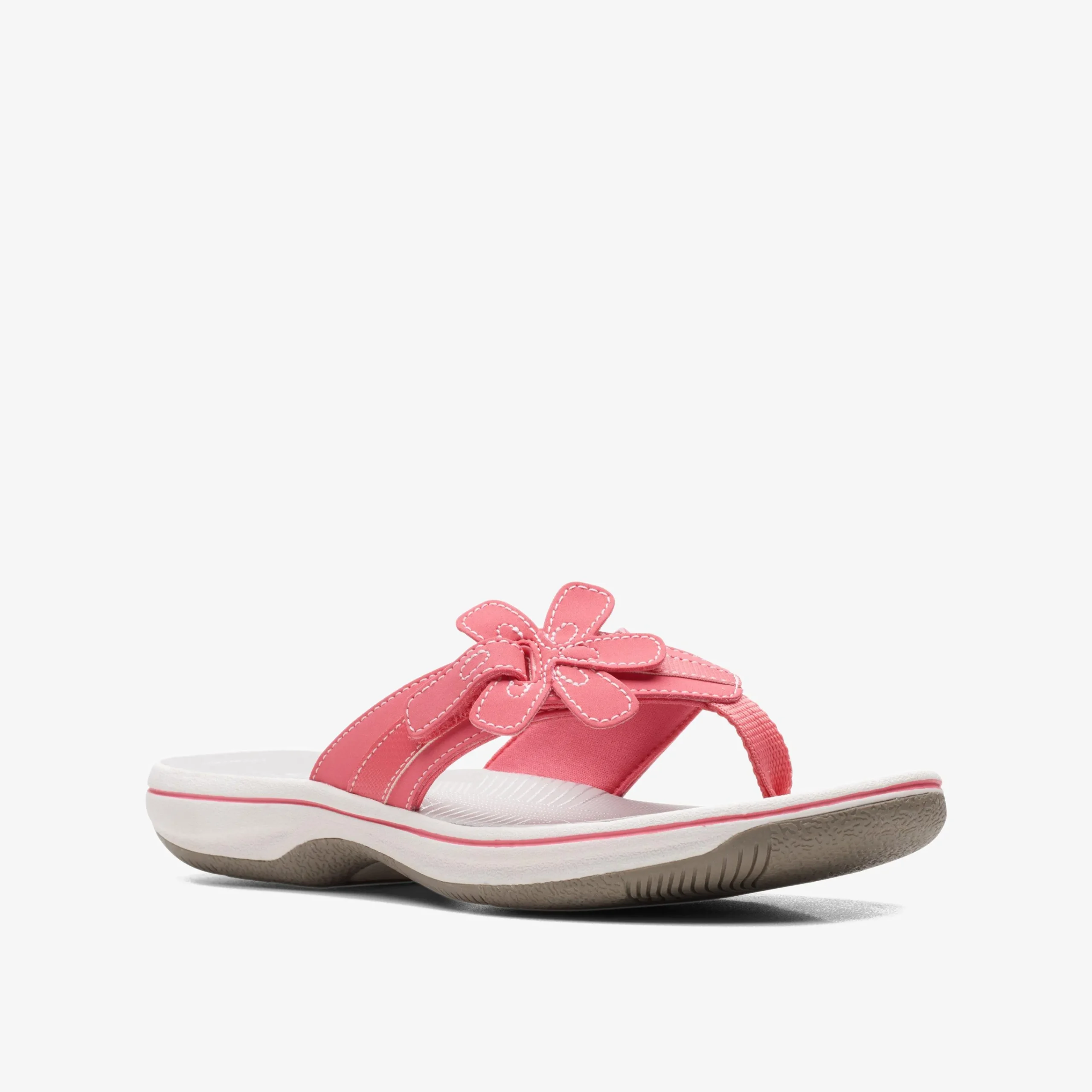 Clarks Brinkley Flora Bright Coral Fashion