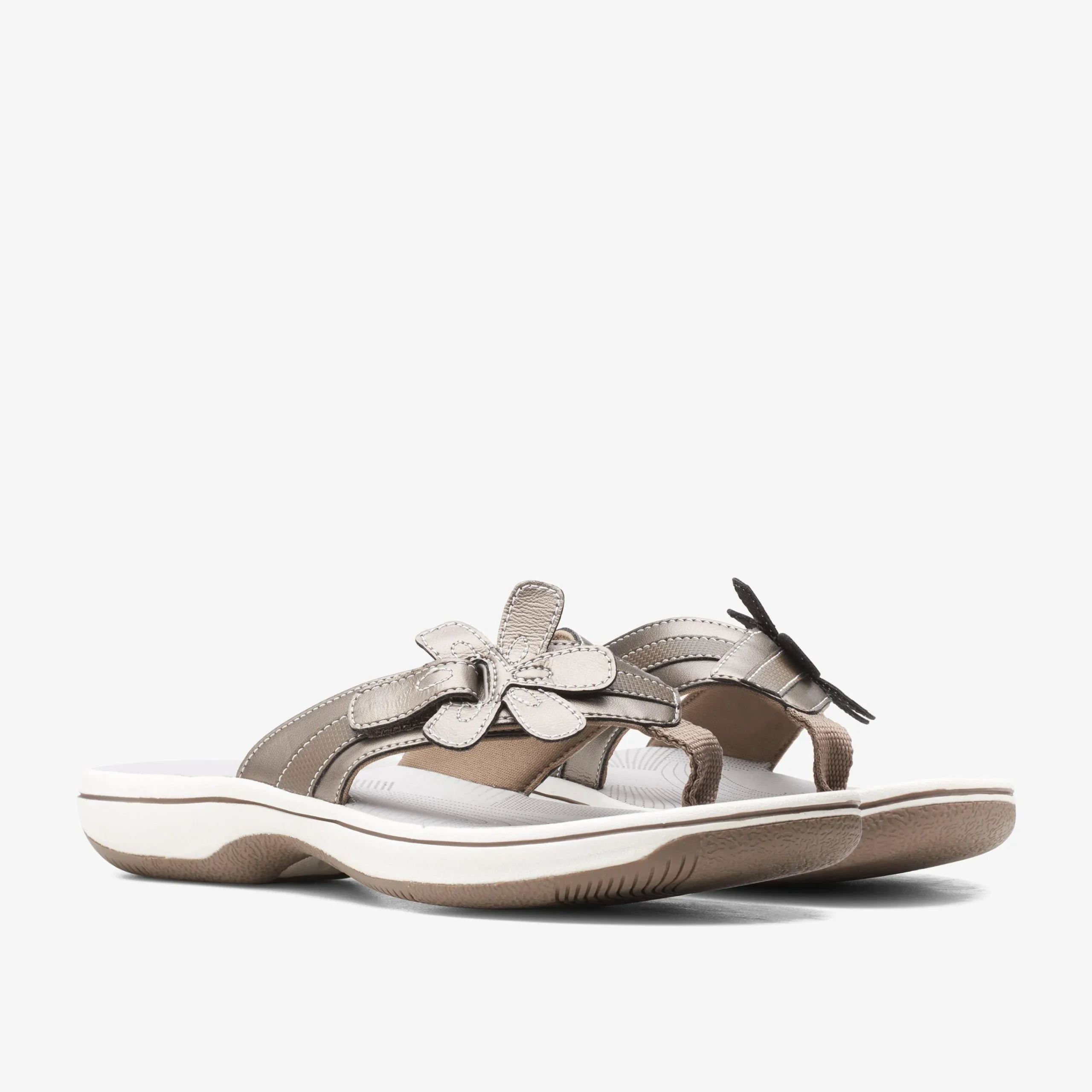 Clarks Brinkley Flora Pewter Online