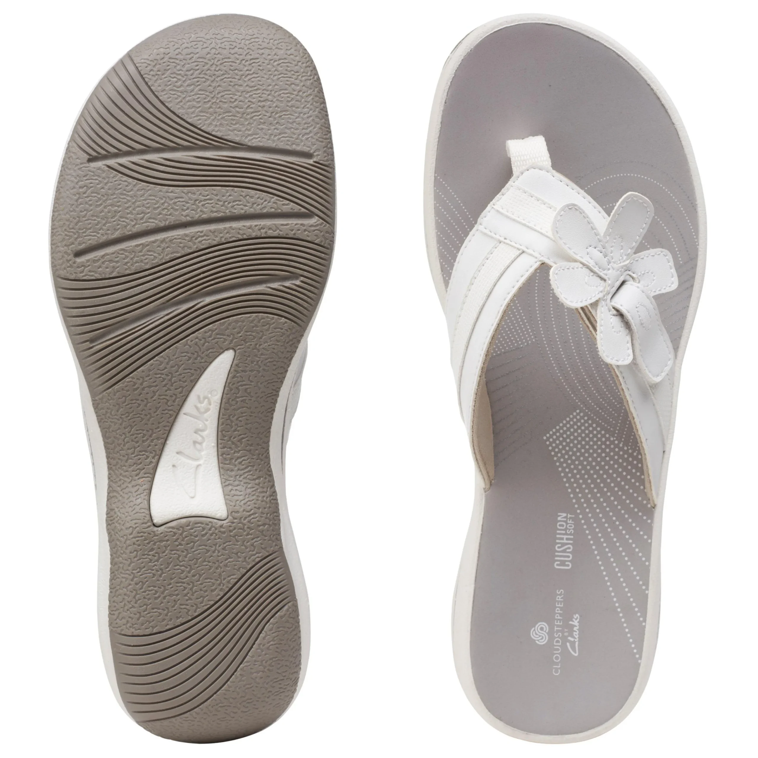 Clarks Brinkley Flora White Online