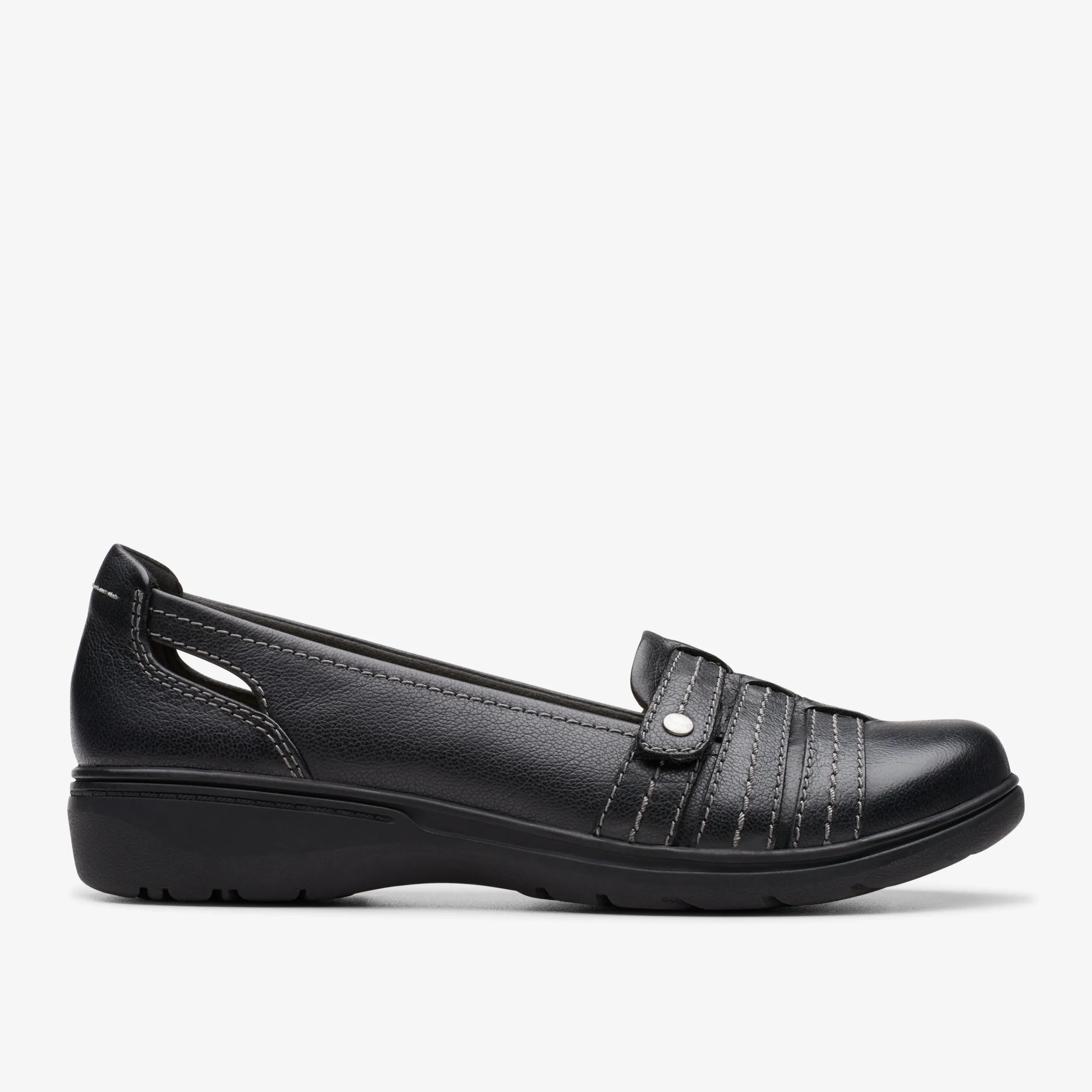 Clarks Carleigh Eliza Black Leather New